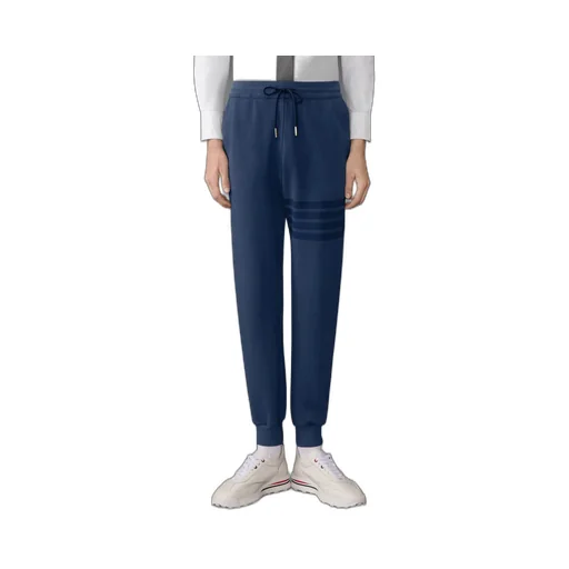 Thom Browne Solid Loopback Overdyed 4-Bar Sweatpants