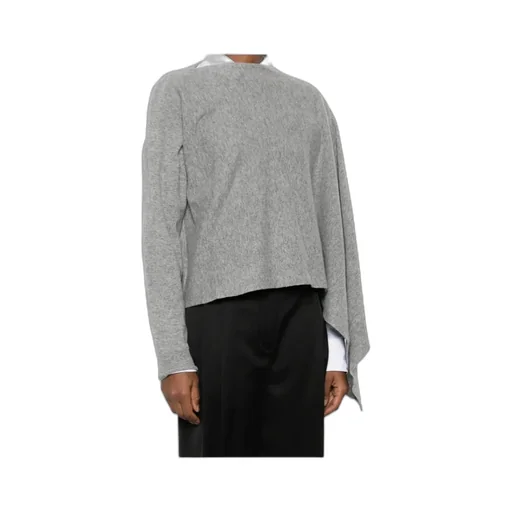 Jil Cape W One Sleeve Volcanic Glass
