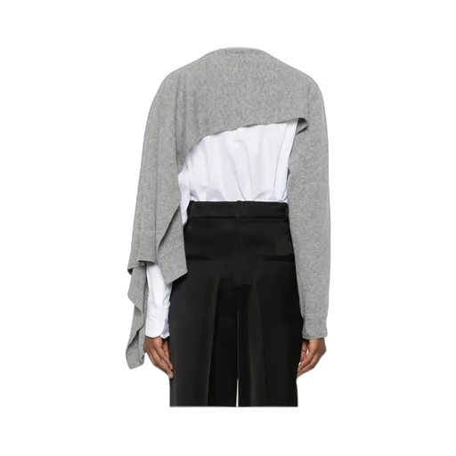 Jil Cape W One Sleeve Volcanic Glass