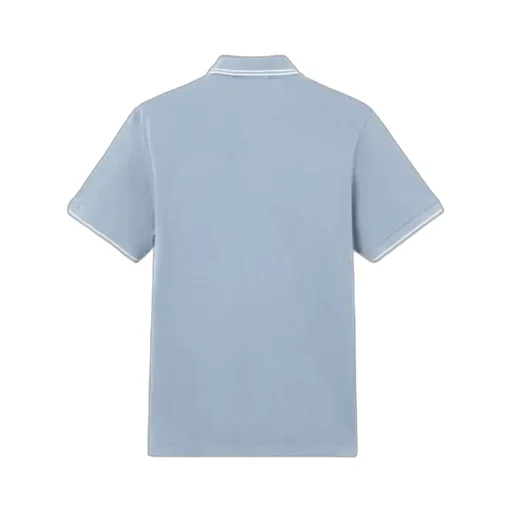 Stone Island Logo Patch Short-Sleeve Polo Shirt
