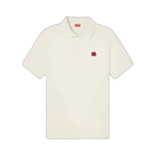 Kenzo Boke Flower Embroidered Slim Polo Shirt