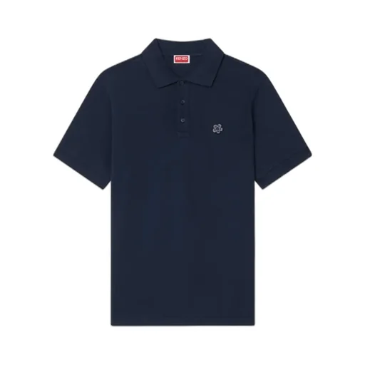 Kenzo Boke Flower Embroidered Slim Polo Shirt