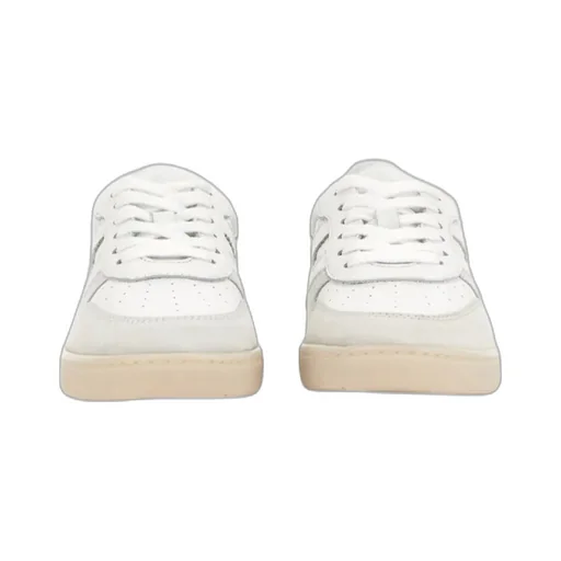 Round-Toe Lace-Up Sneakers