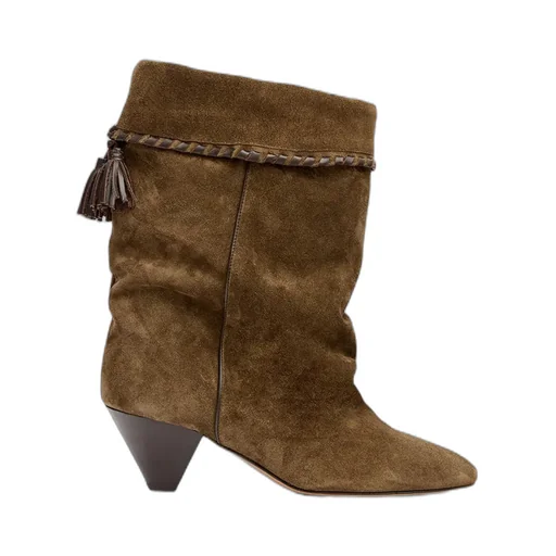 Cuff Detail Ankle Boots