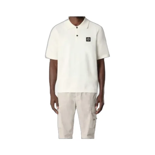 Knit Short-Sleeve Polo