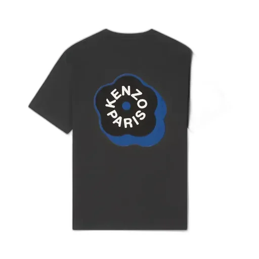 Embroidered Oversized T-Shirt In Cotton Boke Flower 2.0