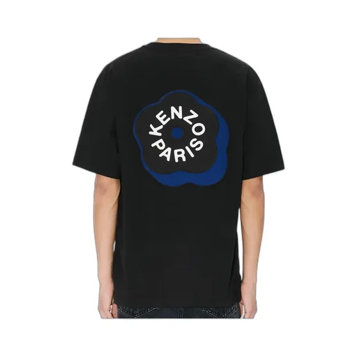 Embroidered Oversized T-Shirt In Cotton Boke Flower 2.0