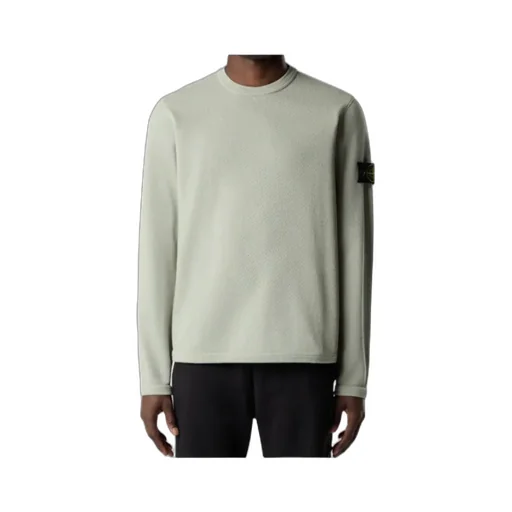 Regular-Fit Crewneck Sweatshirt With Elasticated Trims