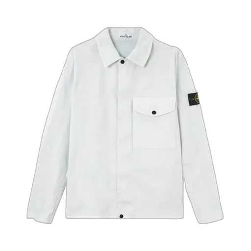 Regular-Fit Zip-Up Overshirt Pocket