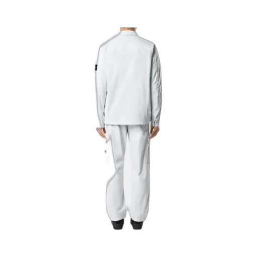 Regular-Fit Zip-Up Overshirt Pocket