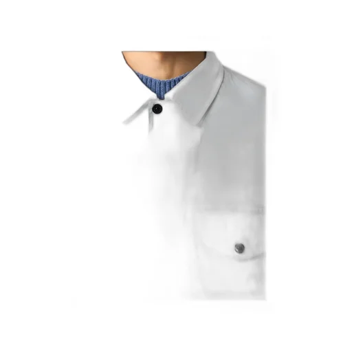 Regular-Fit Zip-Up Overshirt Pocket