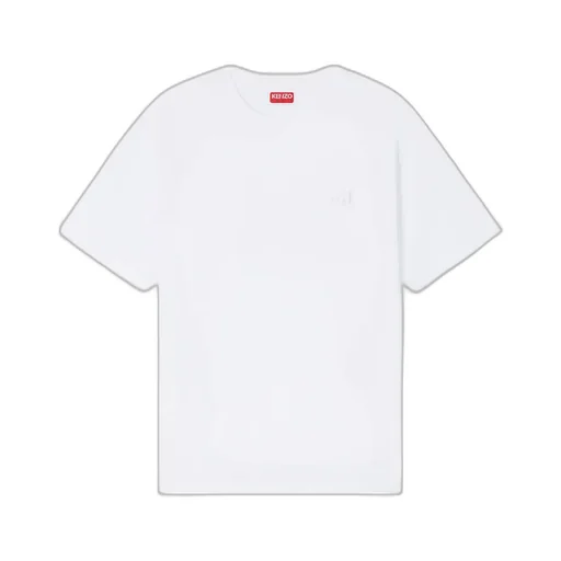 Embroidered Oversized T-Shirt In Cotton Boke Flower 2.0