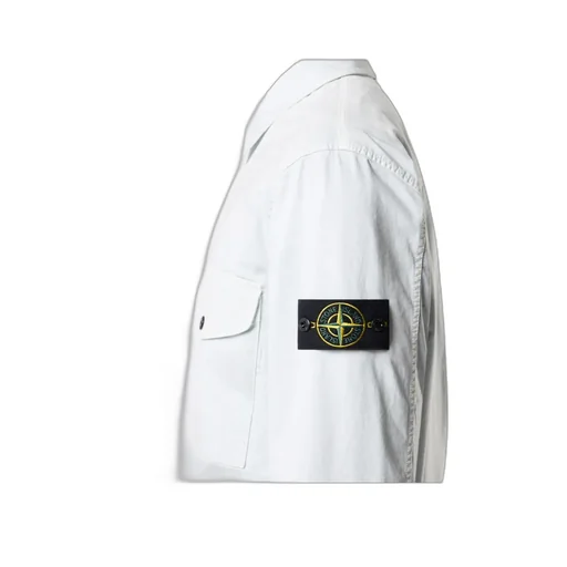 Regular-Fit Zip-Up Overshirt Pocket