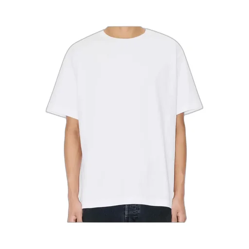 Embroidered Oversized T-Shirt In Cotton Boke Flower 2.0