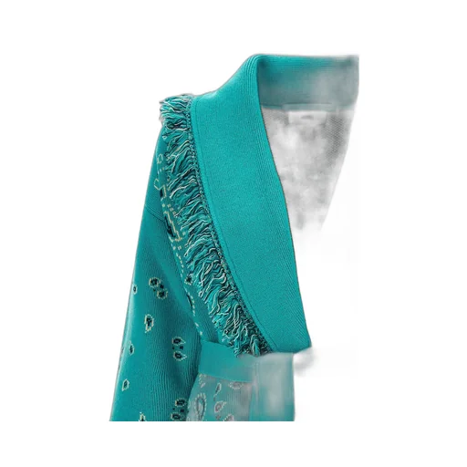 Alanui Fringed Bandana Cardigan