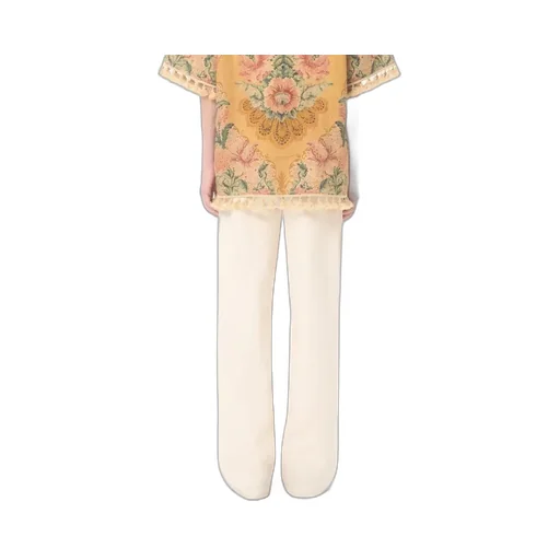 Valentino Logo Plaque Straight Leg Jeans