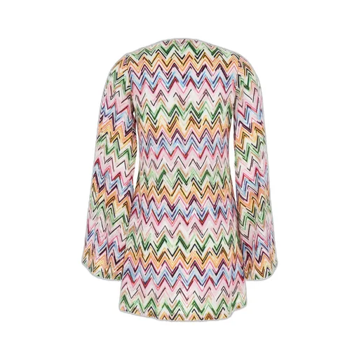Missoni Long Sleeve All Over Zigzag Dress