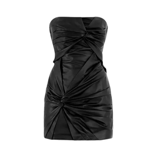 The Attico Leather Mini Dress