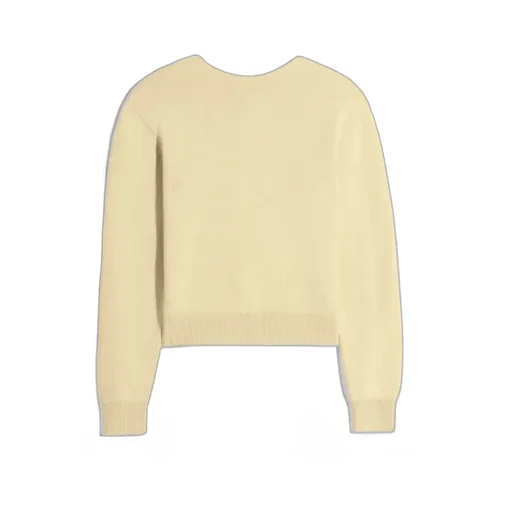 Reversible Buttoned Sweater In Cashmere Wool
