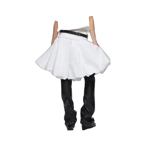 The Attico Stretch Midi Skirt