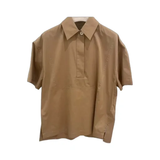 Jil Sander Button Detailed Short-Sleeved Top