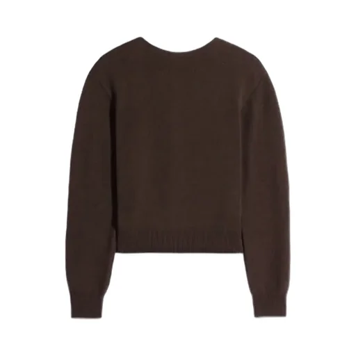 Reversible Buttoned Sweater In Cashmere Wool
