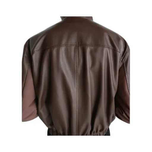 Soft Leather Blouson In Paper Cow Leather