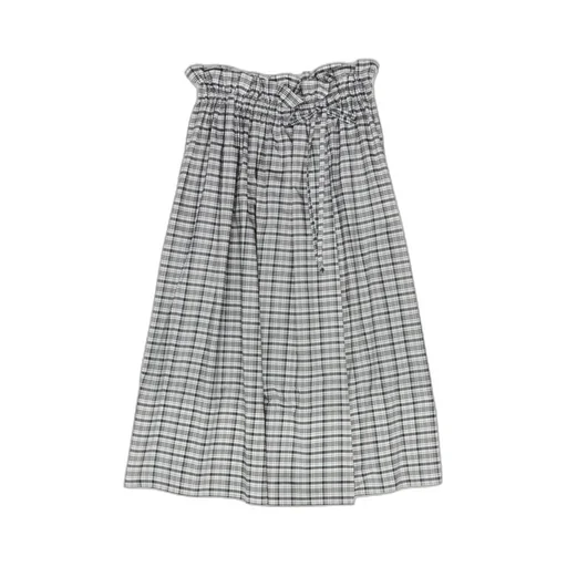 Jil Sander Checked Ruched Skirt