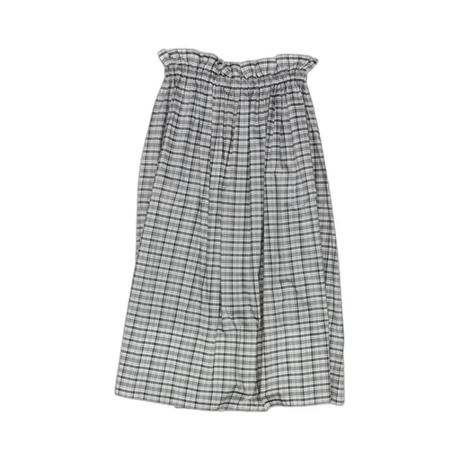 Jil Sander Checked Ruched Skirt