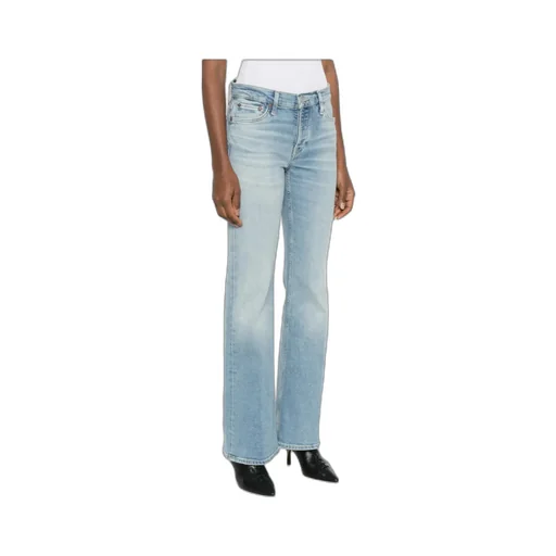 Button-Fastening Jeans