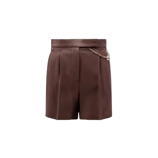 Elisabetta Franchi Chained Detailed Pleated Shorts
