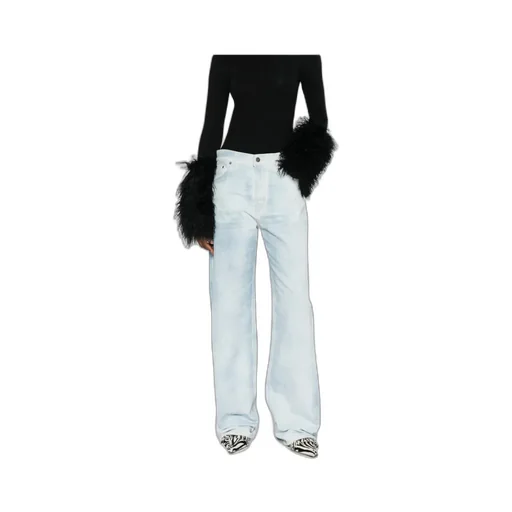Haikure Korea High-Rise Straight Jeans