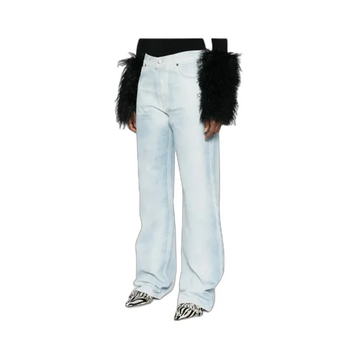 Haikure Korea High-Rise Straight Jeans