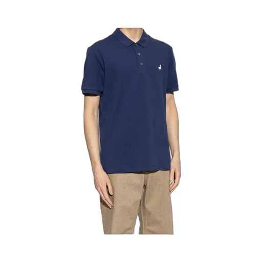 Moschino Goose Embroidered Short Sleeved Polo Shirt