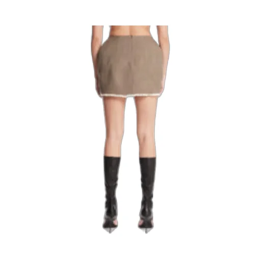 Magda Butrym Lace-Trim Mini Skirt