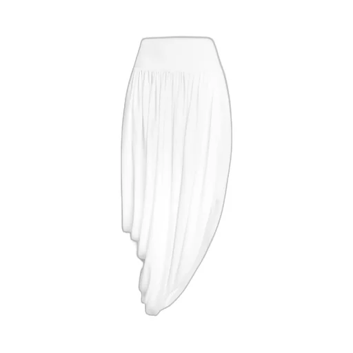 Twisted Fluid Jersey Skirt