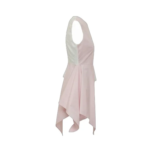 Msgm Asymmetric Panelled Top