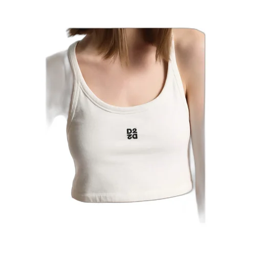 Dsquared2 D2 Logo Embroidered Tank Top