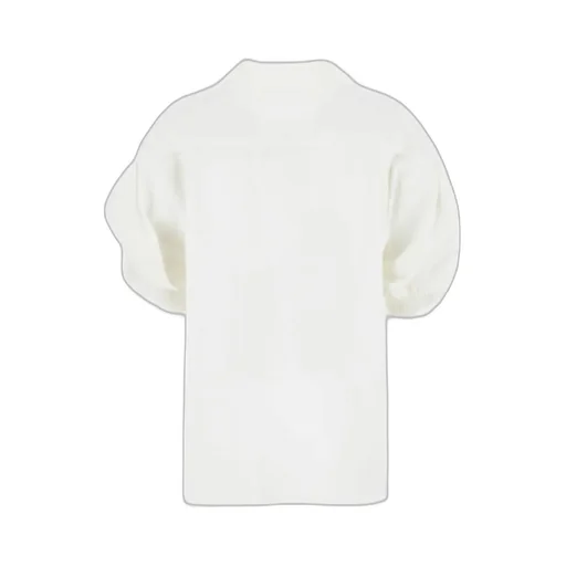 Sacai Short-Sleeved V-Neck Cardigan