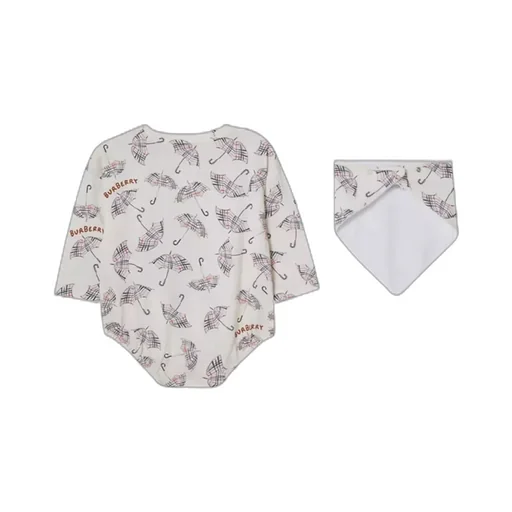 Body And Bib With Check Pattern Set