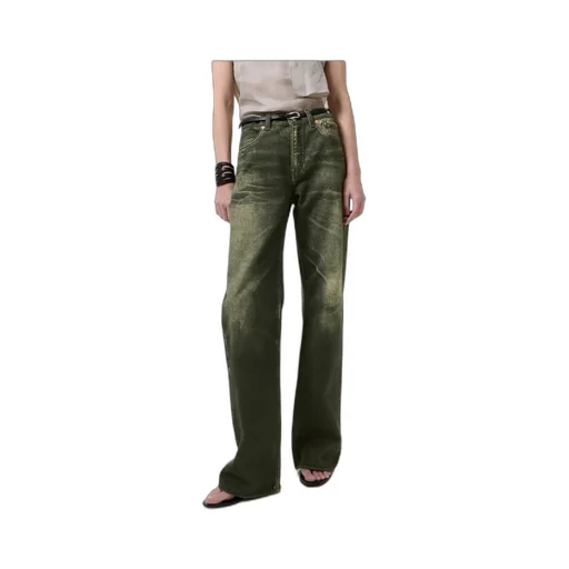 Our Legacy Aurora-Print Straight Leg Jeans