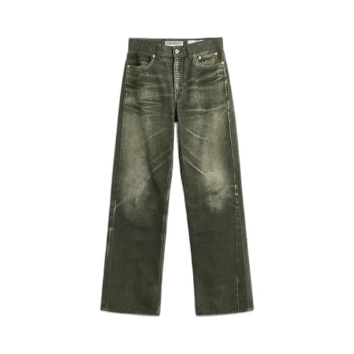 Our Legacy Aurora-Print Straight Leg Jeans
