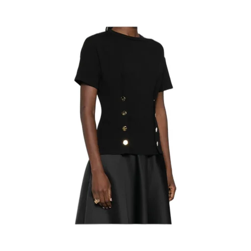 Button-Detail T-Shirt