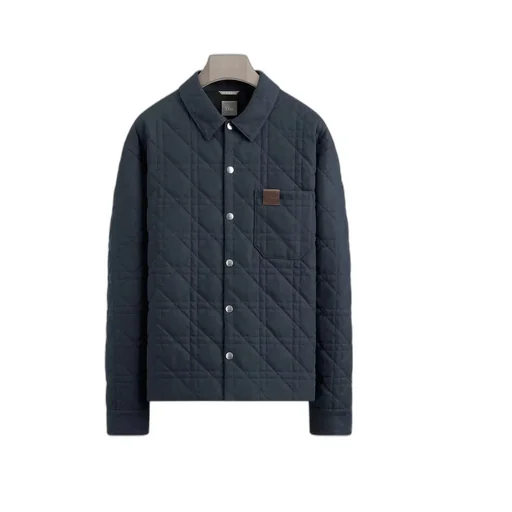 Cannage Overshirt With Leather Dior Patch