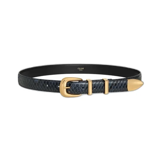 Medium 25Mm Western Belt In Python