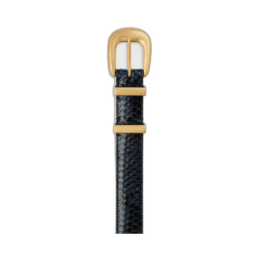 Medium 25Mm Western Belt In Python