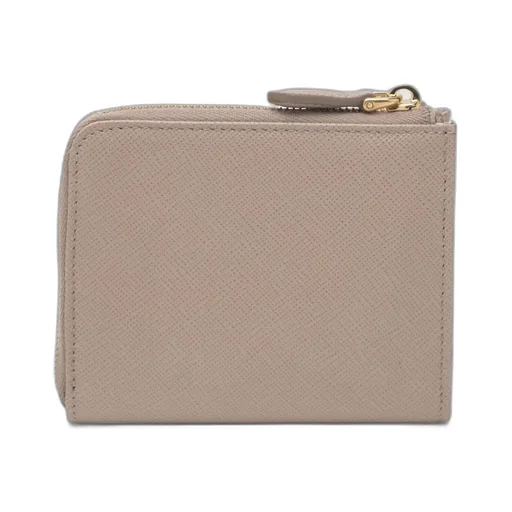 Prada Triangle-Logo Zipped Wallet