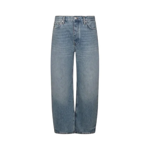 Anine Bing High-Rise Straight Jeans