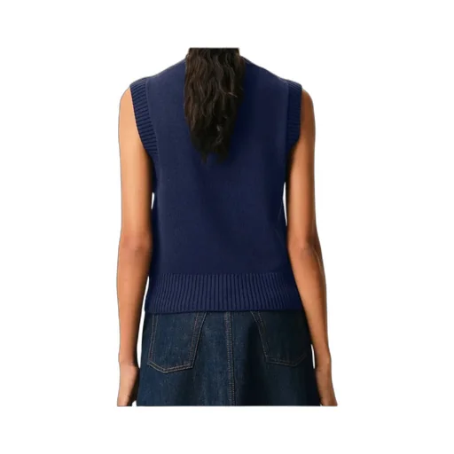 Ami V-Neck Knitted Gilet