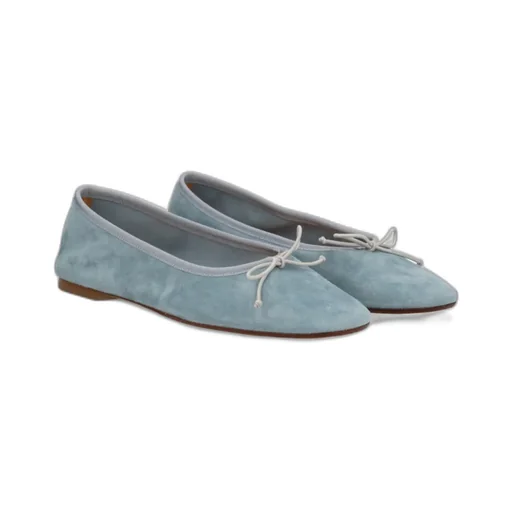 Aeyde Bow Detailed Slip-On Flats